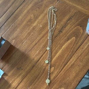 Gold Layered Pendant Necklace for Women - Elegant Disc Charms